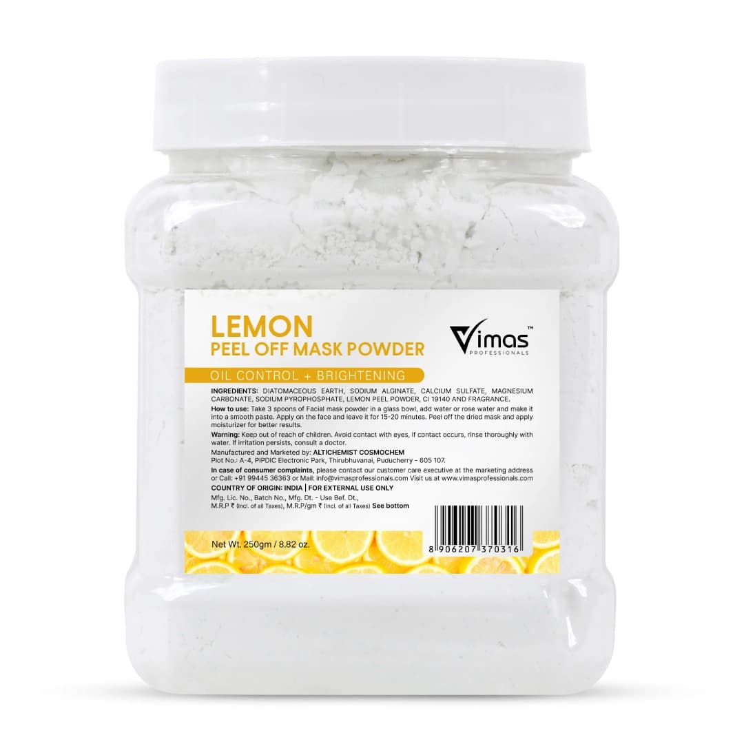 Vimas Professionals Lemon Peel Off Mask Powder – 250g