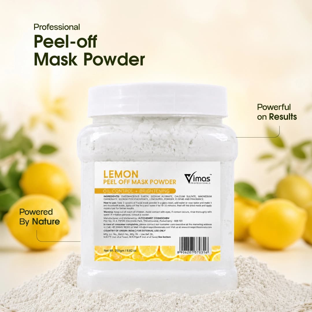 Vimas Professionals Lemon Peel Off Mask Powder – 250g — view 5