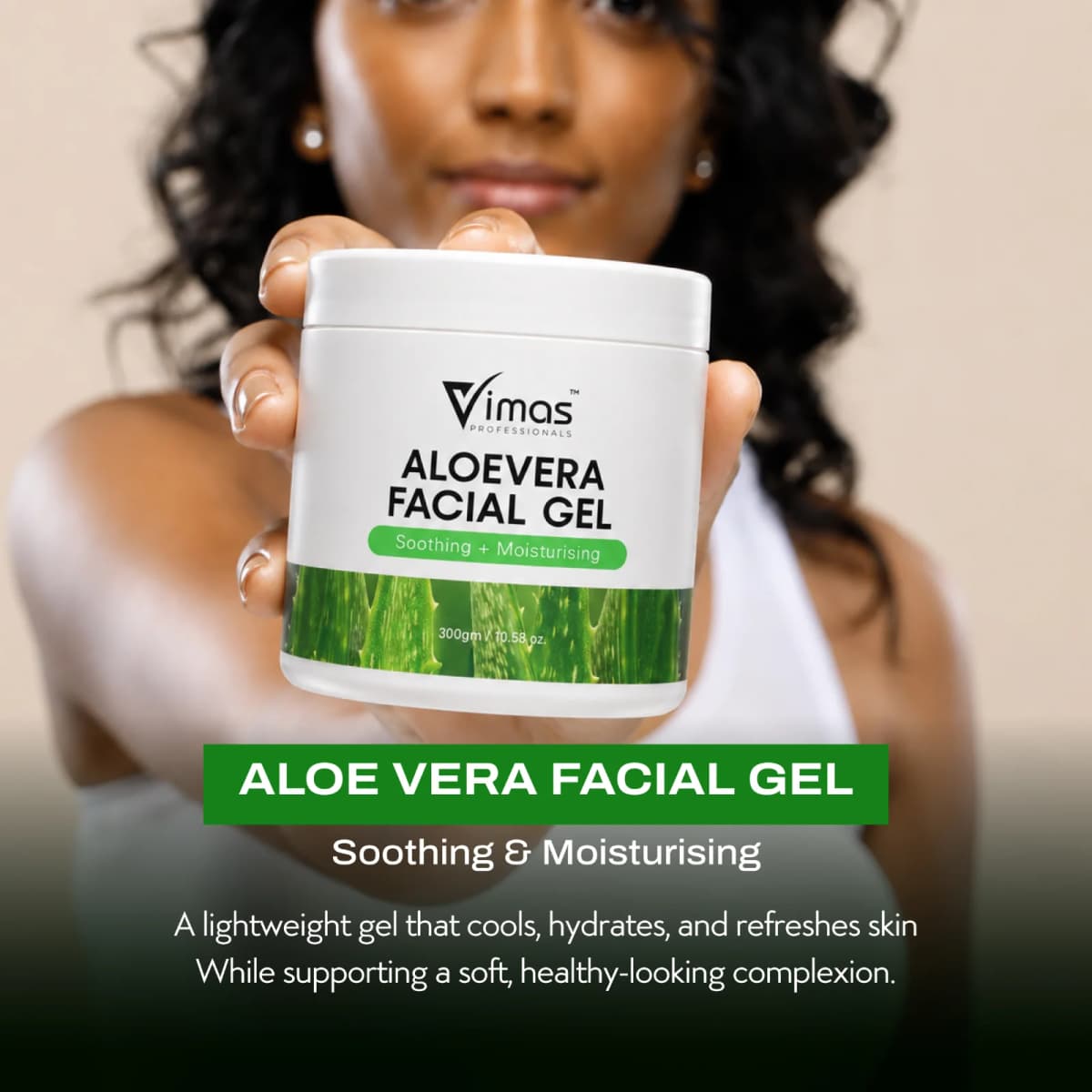 Vimas Aloe Vera Facial Gel – 300g — view 2