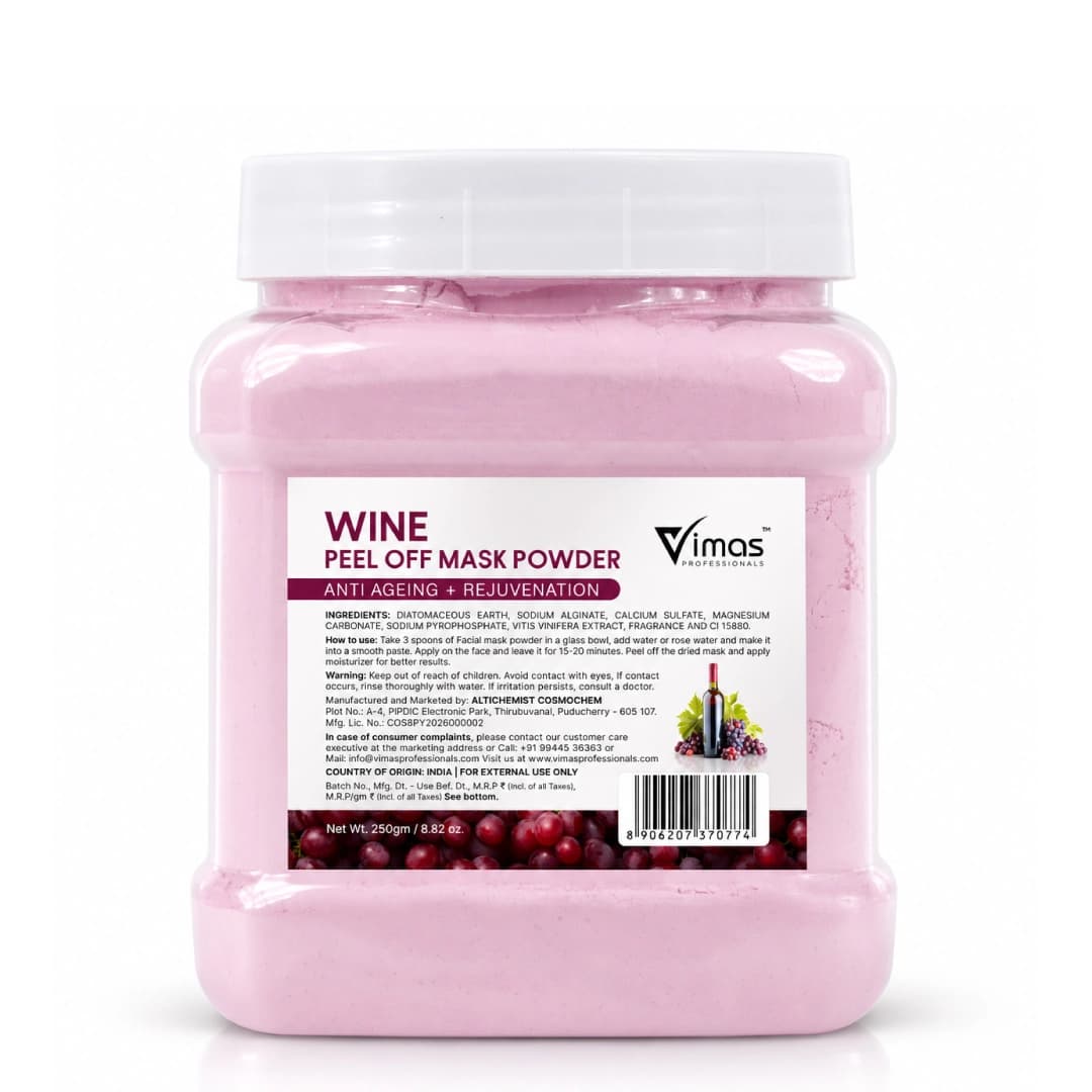 Vimas Wine Peel Off Mask Powder - 250g